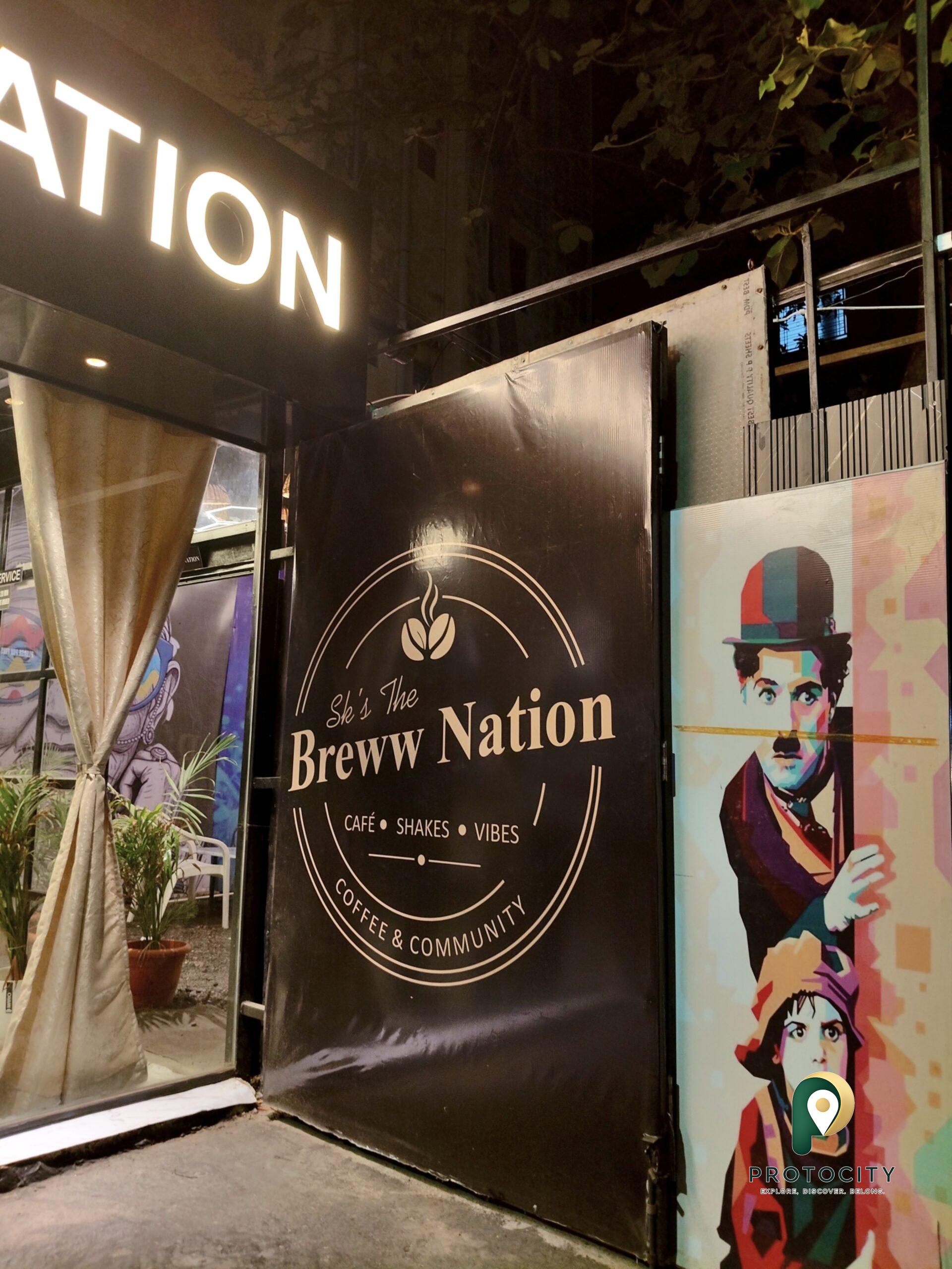 The Brews Nation Akola seating area